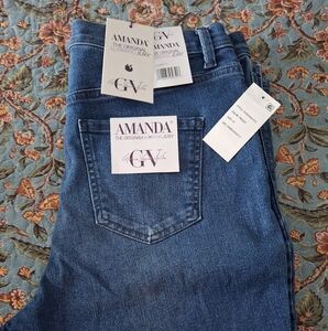 Jeans, Gloria Vanderbilt Amanda, Slimming, Sz 12